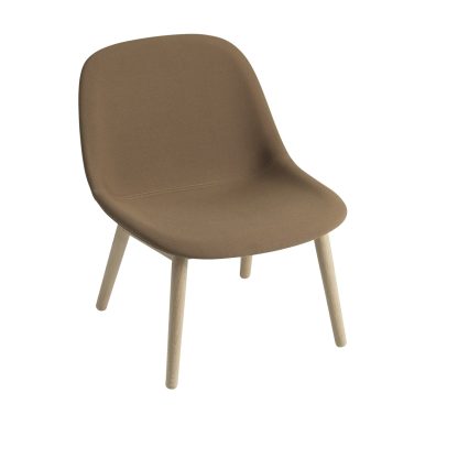 Muuto, Fiber Lounge Chair, Steelcut Trio 265/Oak