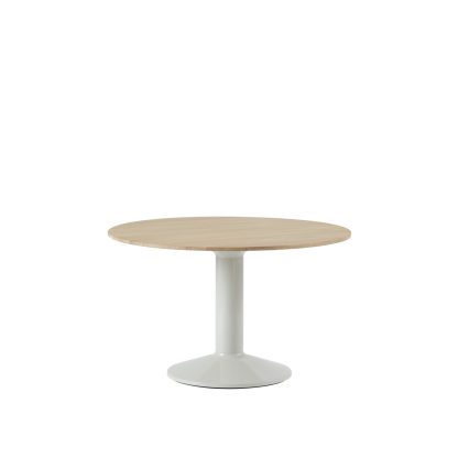 Muuto, Midst Table, Oiled Oak/Grey, D: 47.25"