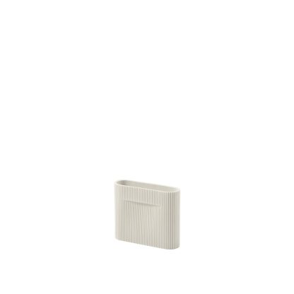 Muuto, Ridge Vase, Off-White, 6.5"