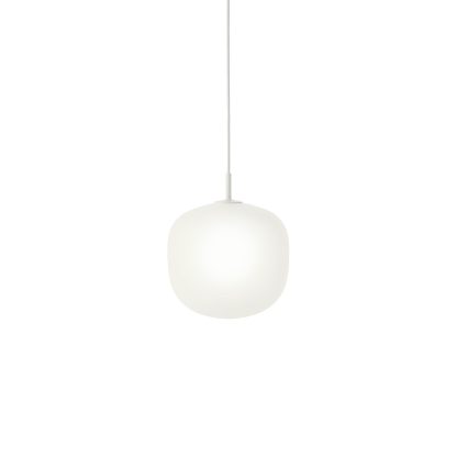 Muuto, Rime Pendant Lamp, White, D: 9.8"