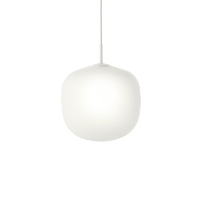 Muuto, Rime Pendant Lamp, White, D: 14.6"