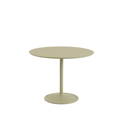 Muuto, Soft Table, Beige Green Laminate/Beige Green, D: 37.4", H: 28.7"