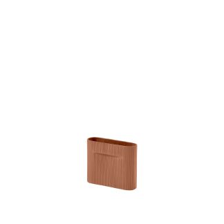 Muuto, Ridge Vase, Terracotta, 16.5 cm