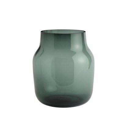 Muuto, Silent Vase, Dark Green, D: 20 cm