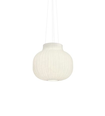 Muuto, Strand Pendant Lamp, White, Closed, D: 60 cm