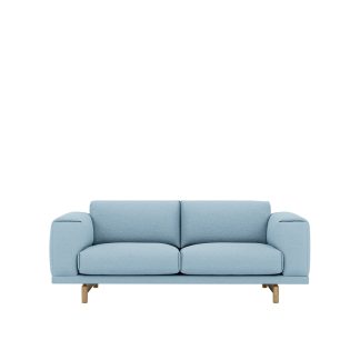 Muuto, Rest Sofa, Hearth 12/Oak, 2-Seater